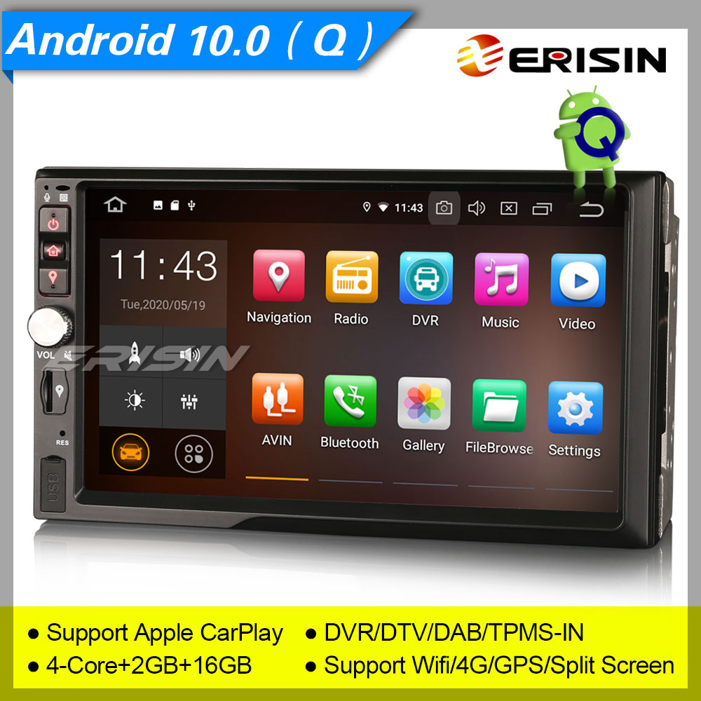 Erisin Car Stereo ES5141U 7 GPS For Nissan Android 10 0 Radio Double 2