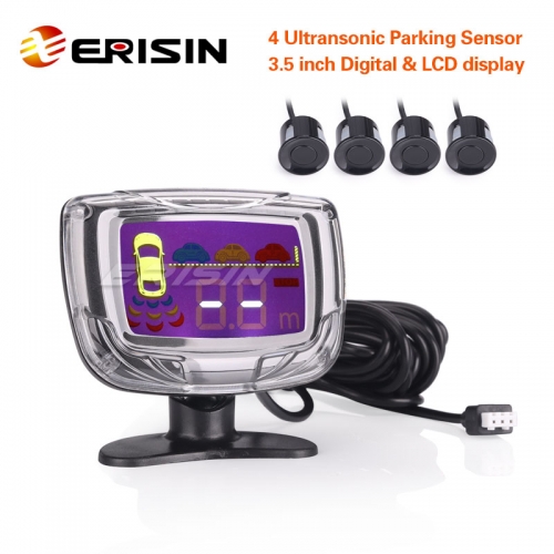 Erisin ES366 Intelligent Parking Assistant System with LCD Display