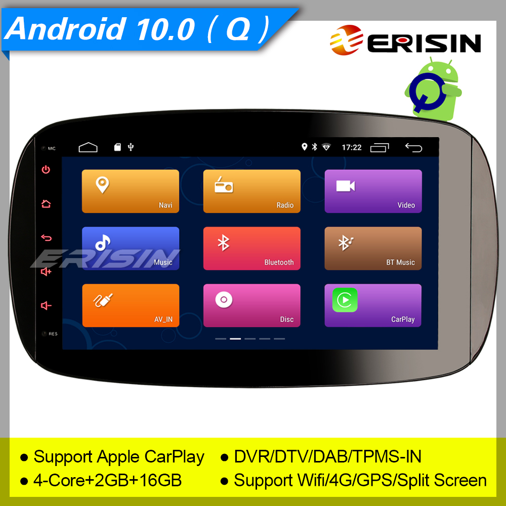 Erisin Es S Swc Dsp Sat Navi Android Mercedes Benz Smart Car