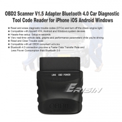 OBDII Box Scanner V1.5 for iOS Android Windows CE BT 4.0 Car Diagnostic Code Reader Erisin ES357
