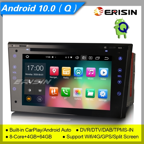 4+64G 8 Core DSP Android 10.0 Autoradio Opel Corsa Antara Astra Zafira Combo Signum DAB+ CarPlay TNT DVR OBD 4G BT PX5 7" Erisin ES8173P