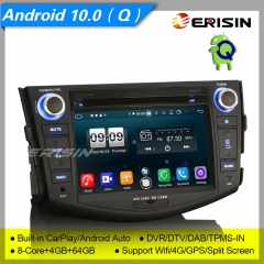 4+64G 8 Core CarPlay DSP Android 10.0 TOYOTA RAV4 Car DVD Player Stereo DAB+ Radio Sat Navi TPMS DVR 7