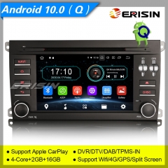 2+16GB PX30 Android 10.0 Porsche Cayenne 2003-2010 Car DVD Player Car Stereo Sat Navi DAB+ Radio DVR TPMS GPS 7" Erisin ES5914C