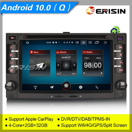 Android 10.0 KIA SORENTO SPORTAGE RIO LOTZE CARNIVAL Car DVD Player Stereo ES2732K 6.2" Car Radio Sat Navi DAB+ OBD DVR BT TPMS CarPlay 4G